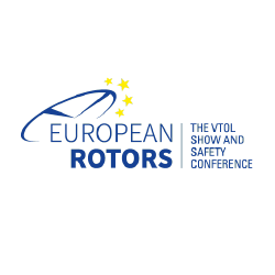 Das Logo der European Rotors zeigt einen stilisierten Rotor und betont die Sicherheit in der VTOL-Branche.